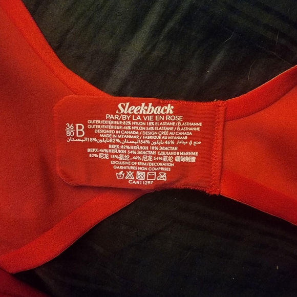 La Vie en Rose Sleekback Wireless Pushup Bra 36B - Picture 2 of 3